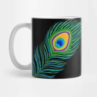 Peacock feather Mug